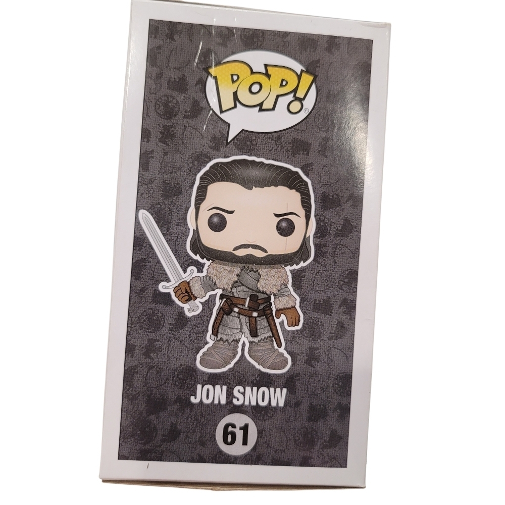 NIB Funko Pop! Game of Thrones Jon Snow #61 Vinyl Figure - Picture 4 of 7